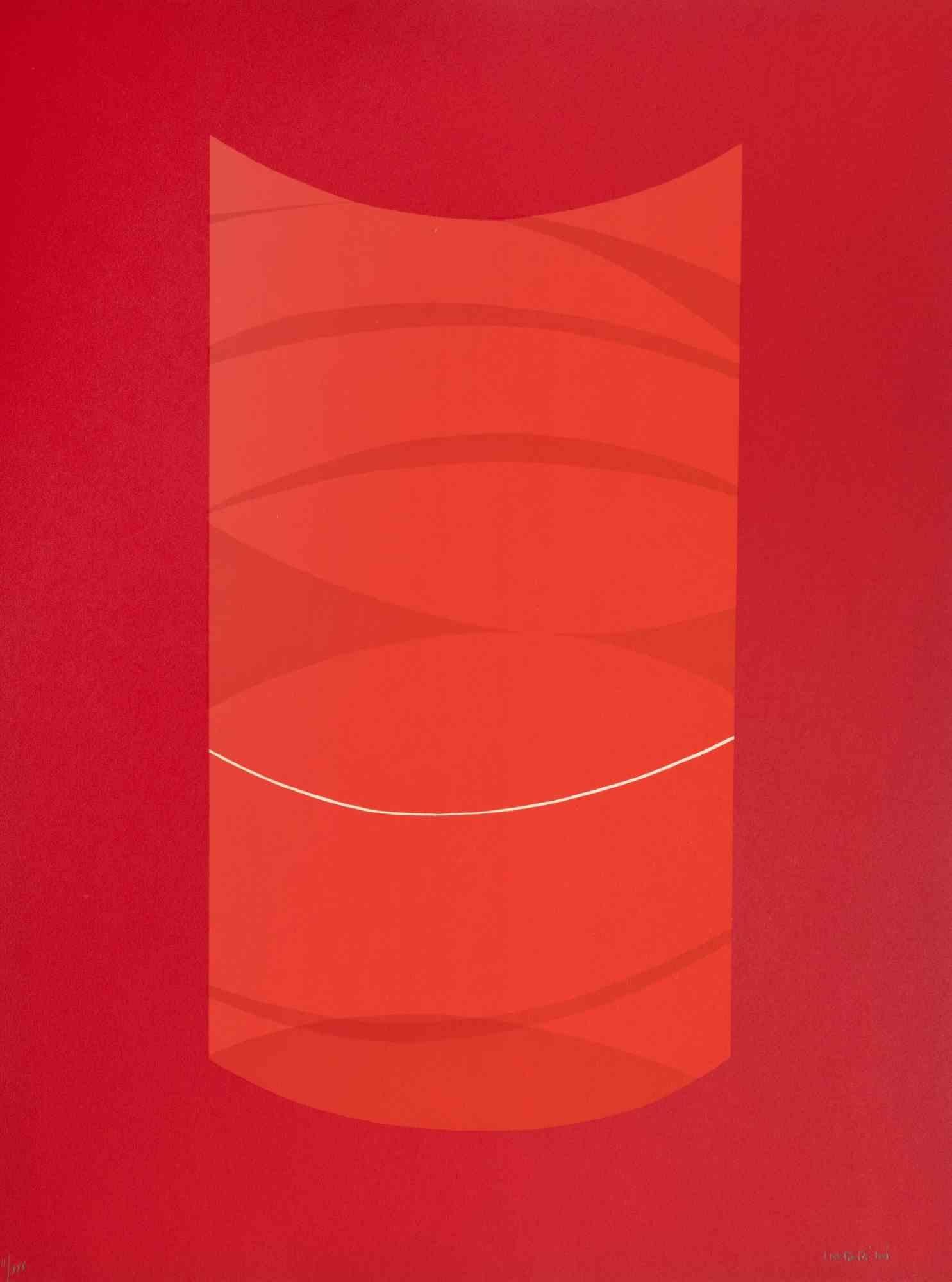 Red One is a contemporary artwork realized by Lorenzo Indrimi in the 1970s.

Mixed colored lithograph.

Hand signed and dated on the lower margin.

Edition of II/XXX