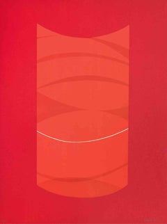 Rojo Uno - Litografía de Lorenzo Indrimi - Años 70