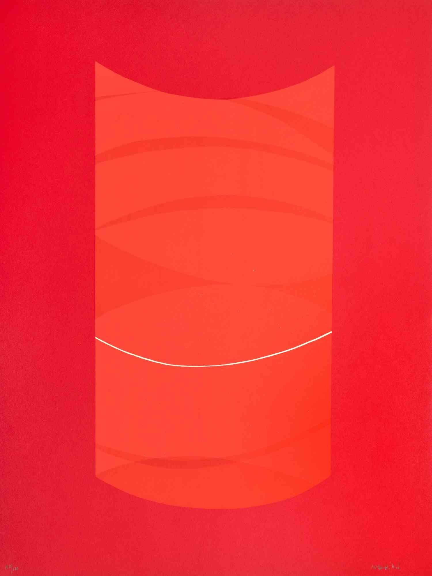 Red One - Lithograph by Lorenzo Indrimi - 1970s
