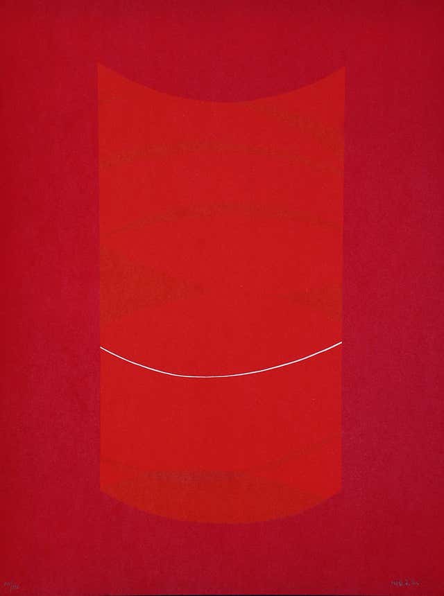 Paolo Cotani Geometric Figures Original Lithograph by Paolo Cotani