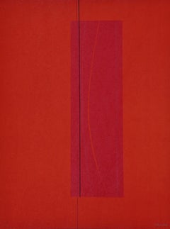 Red Six - Lithograph by Lorenzo Indrimi - 1970 ca.