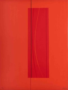 Seis Rojo - Litografía de Lorenzo Indrimi - 1970 ca.