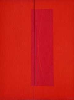 Red Six - Original Lithograph by Lorenzo Indrimi - 1970 ca.