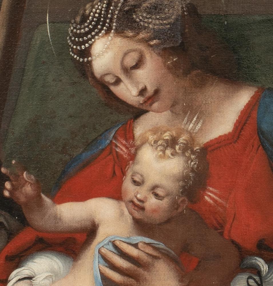 Madonna, The Infant Christ, St Roch & Saint Sebastian, 16th century  1