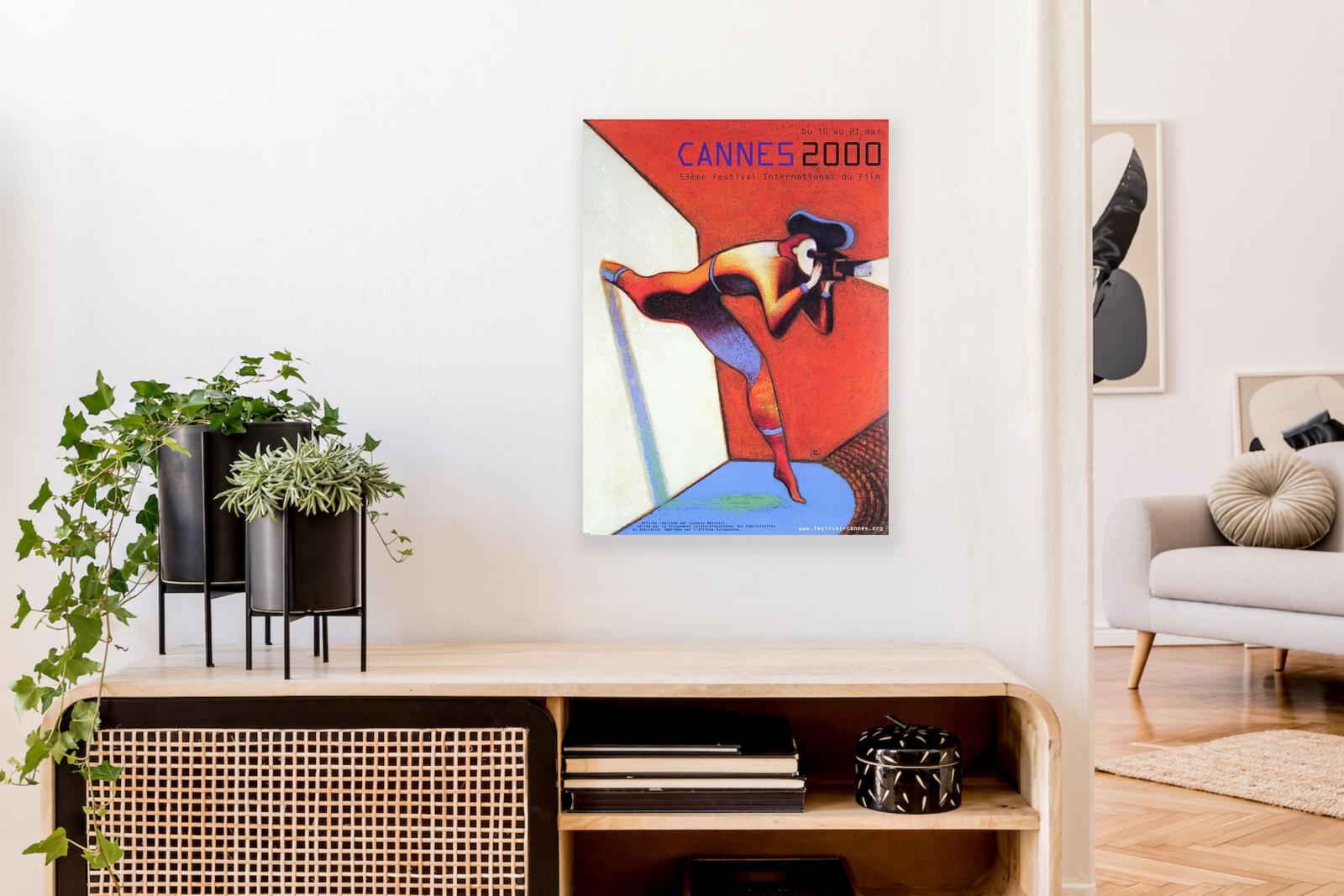 Cartel oficial de la 53 edición del Festival de Cannes ilustrado por Lorenzo Mattotti en venta 2
