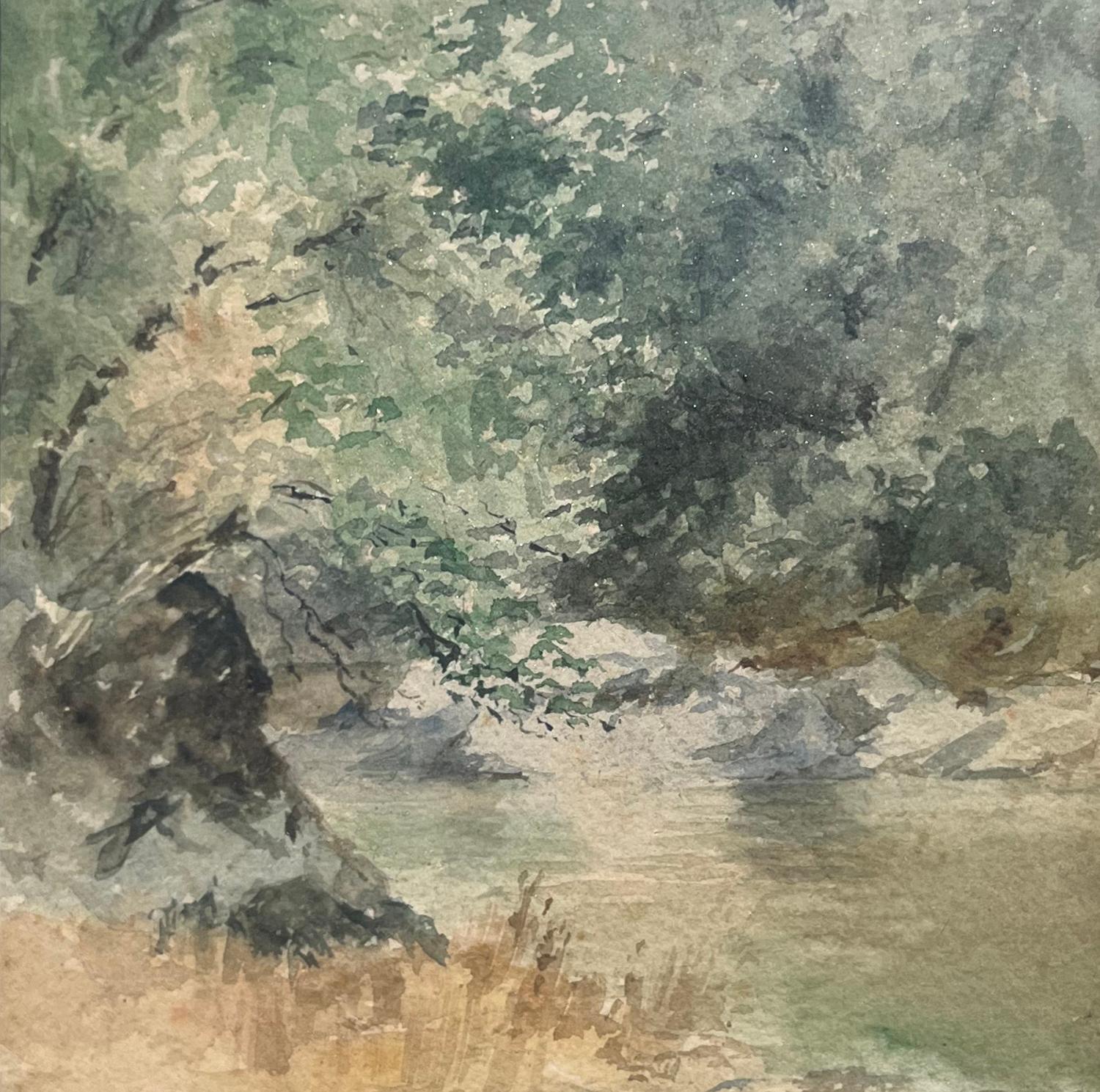 Ohne Titel (Waldschwimmbad), um 1915 im Angebot 2