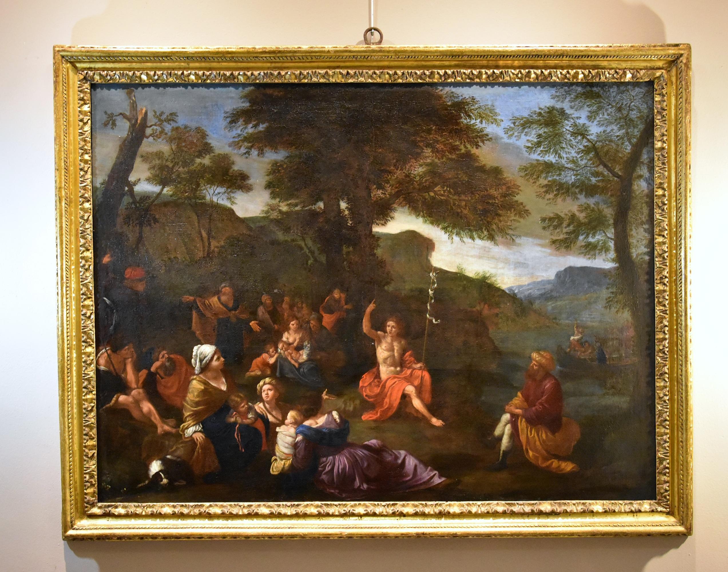 Saint John the Baptist, Gemälde Pasinelli, 17. Jahrhundert, Öl auf Leinwand, Alter Meister im Angebot 1