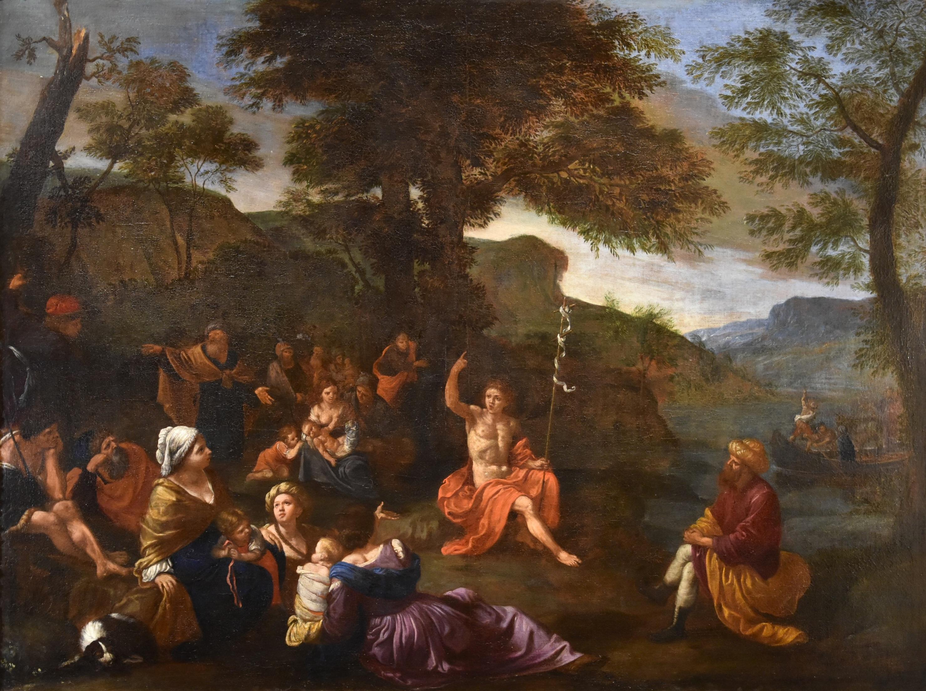 Saint John the Baptist, Gemälde Pasinelli, 17. Jahrhundert, Öl auf Leinwand, Alter Meister