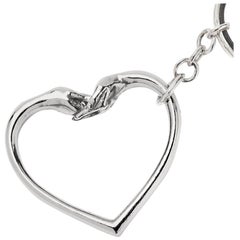 Lorenzo Quinn "Give Love" Silver Key Ring