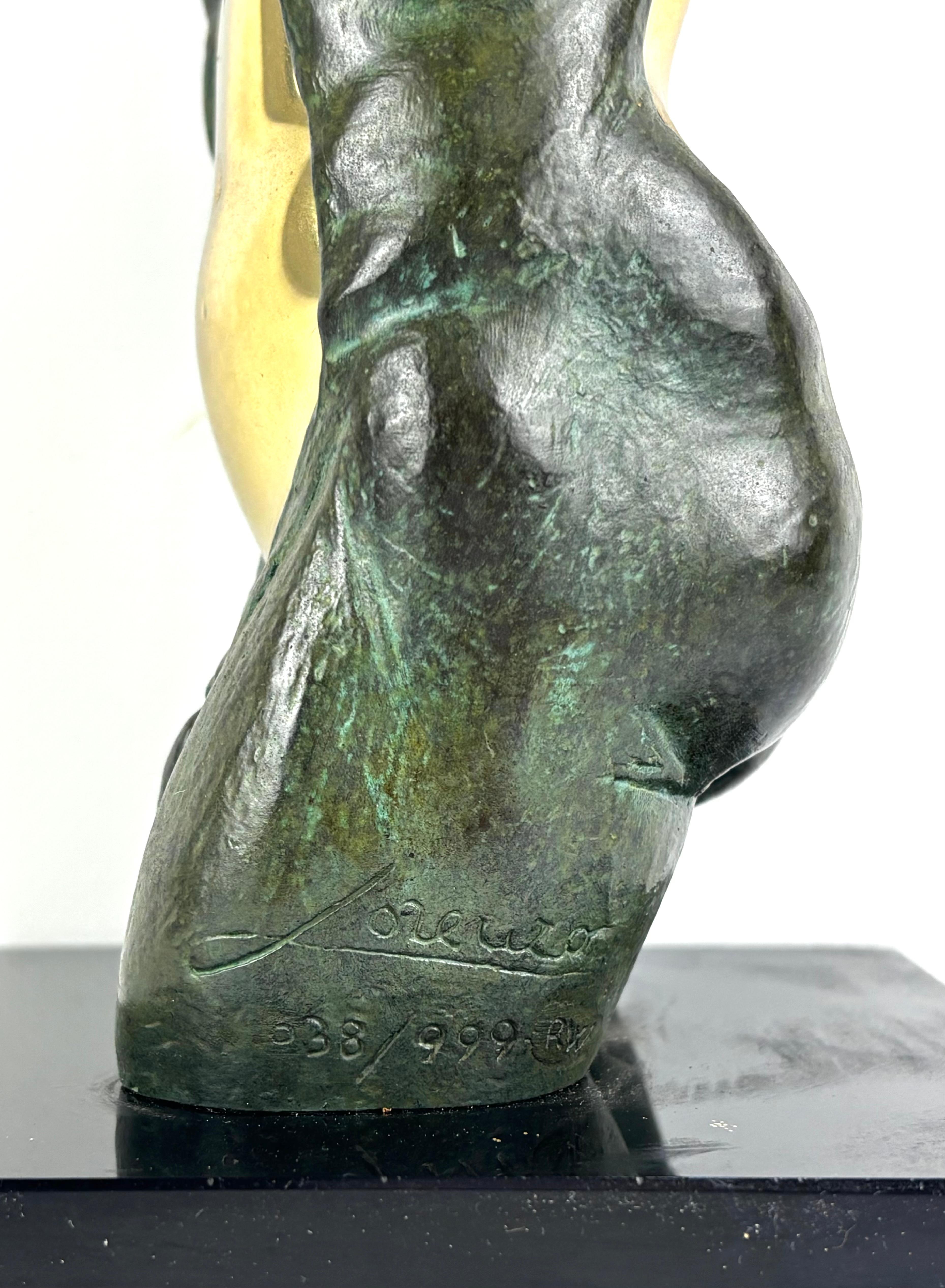 Lorenzo Quinn 'Adam and Eve' Limited Edition Bronze Sculpture, Signed & Numbered For Sale 6