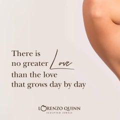 Lorenzo Quinn Silver Love Keyring