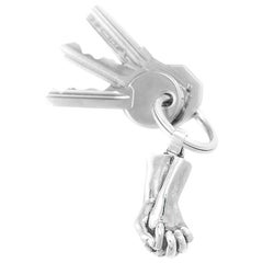 Lorenzo Quinn Silver Love Keyring