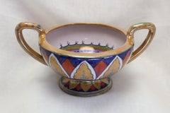 Lorenzo Rubboli Two Handled Lustre Bowl