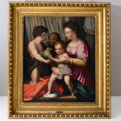 Lorenzo Sabatini (1530-1576), la Sacra Famiglia con il bambino I. Johns