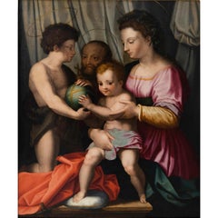 Lorenzo Sabatini (1530-1576), the Holy Family with the Boy John