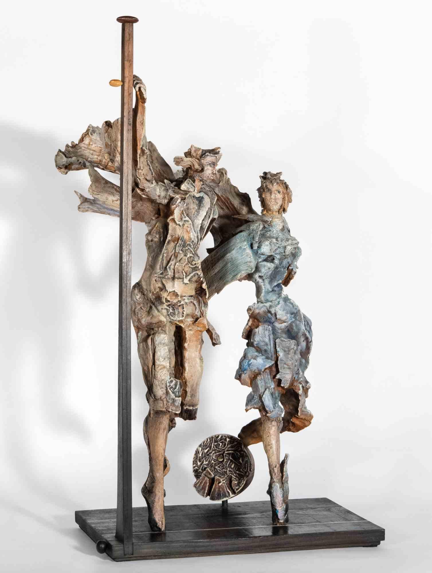 Balances - Sculpture by Lorenzo Servalli - 1998 For Sale 1