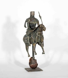 Sculpture Chevalier - Lorenzo Servalli - 1975