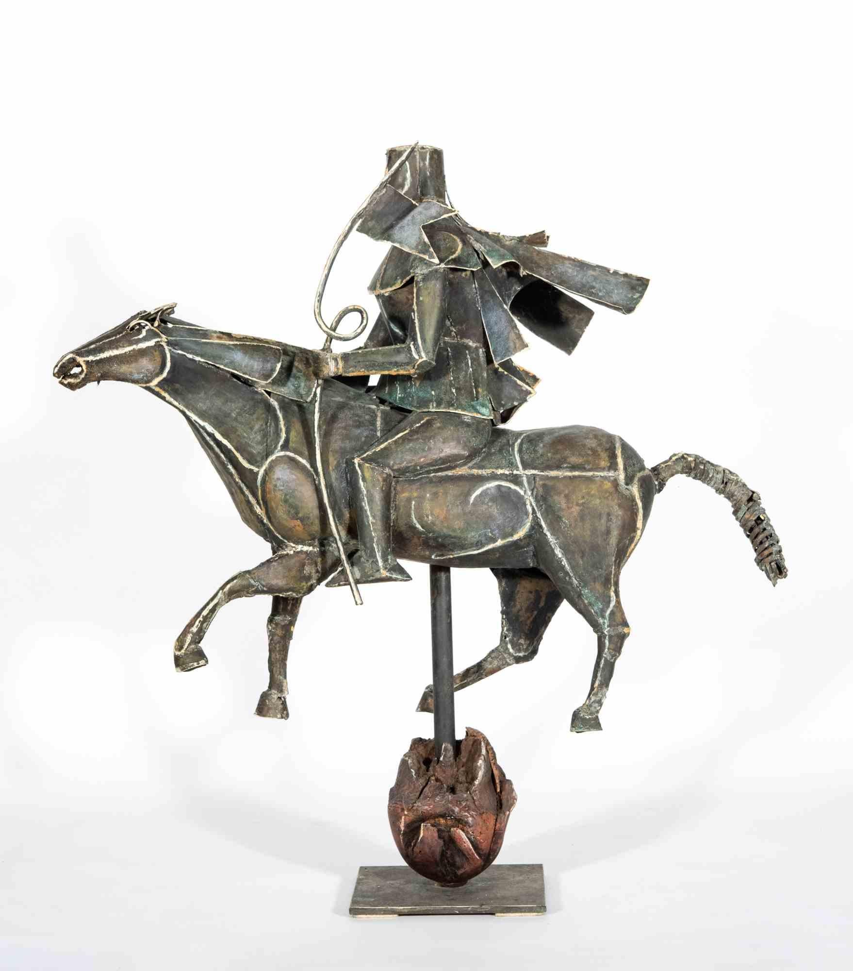 Knight - Sculpture by Lorenzo Servalli - 1975 For Sale 3