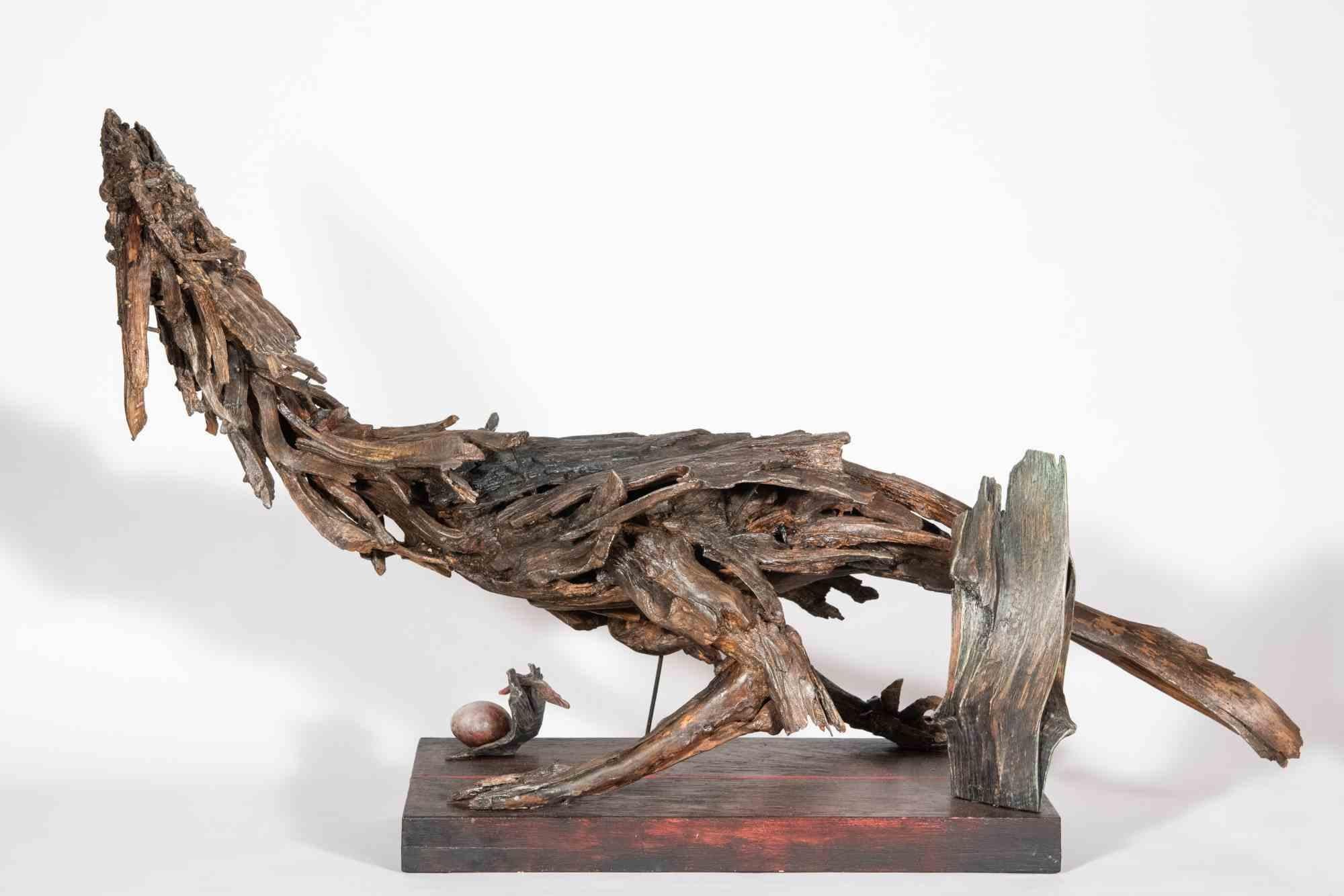 Wounded Nature - Sculpture by Lorenzo Servalli - 2000 For Sale 2