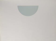 Little Queen, Minimalist Geometric Abstract Etching by Loretta Dunkelman