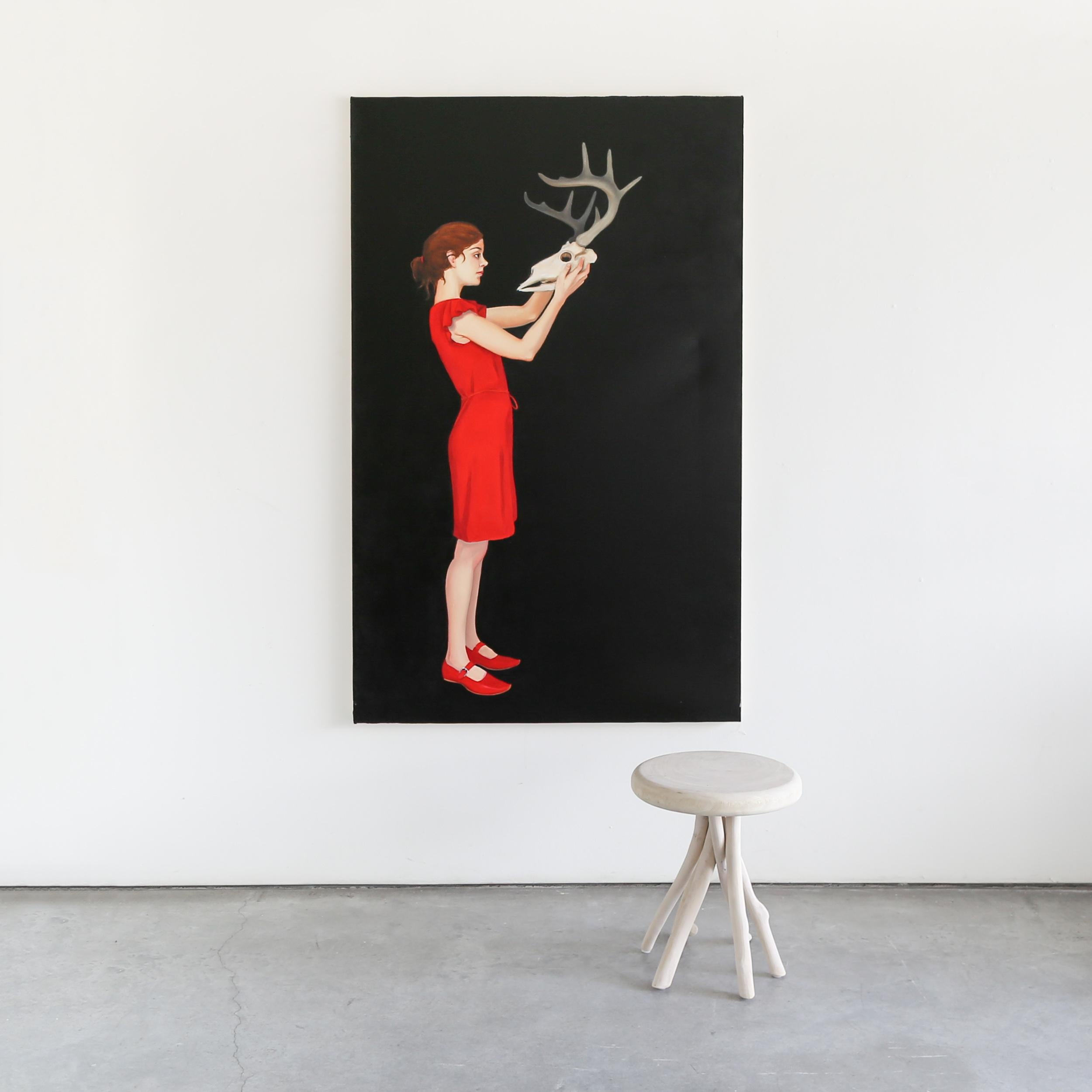 ROSSO N. 2 - Painting Contemporaneo di LORETTA HIRSCH