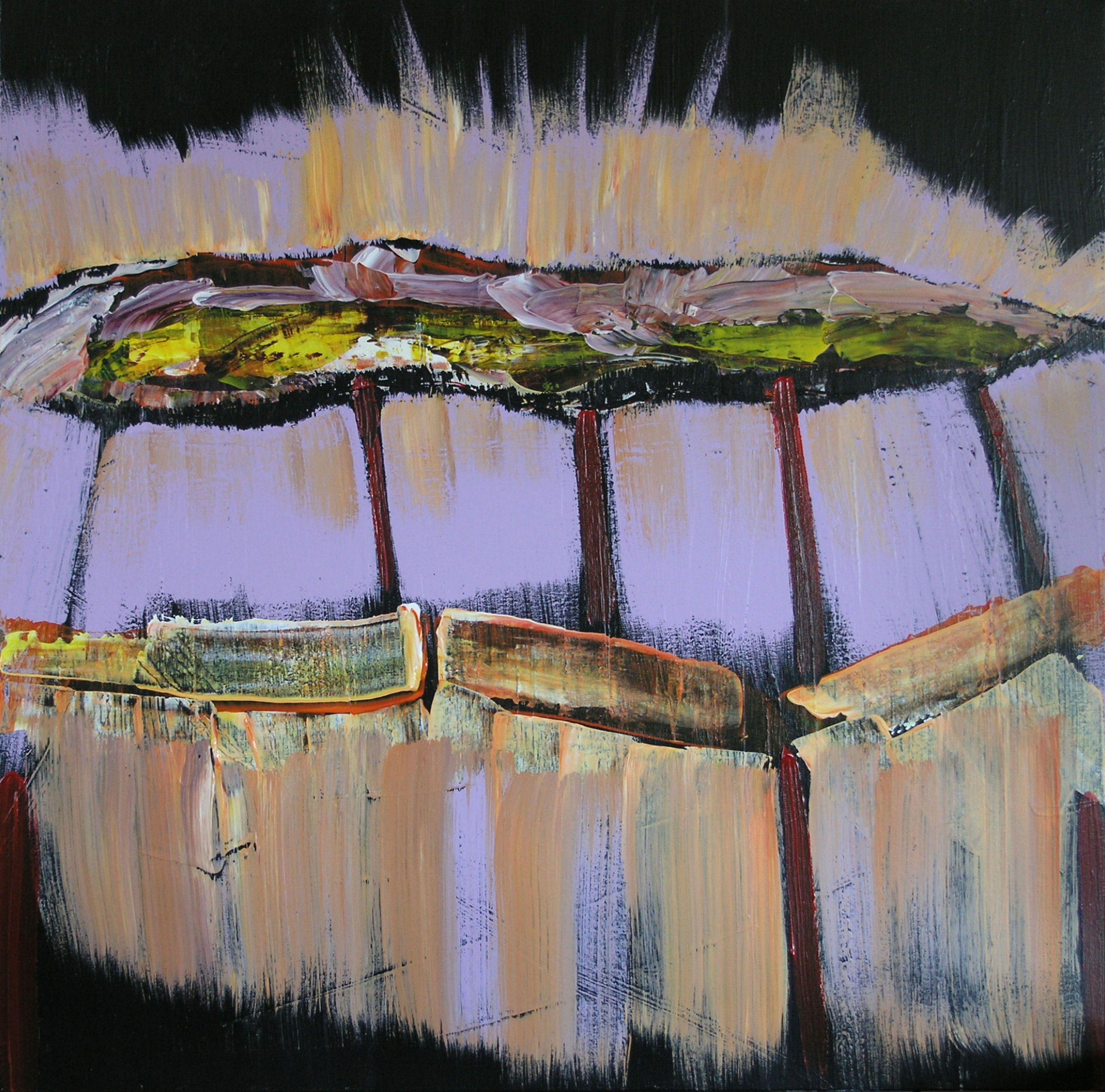 Himmelfahrt, Malerei, Acryl auf Leinwand