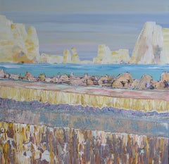 Beyond the Ice Wall, Painting, Acrylic on Canvas