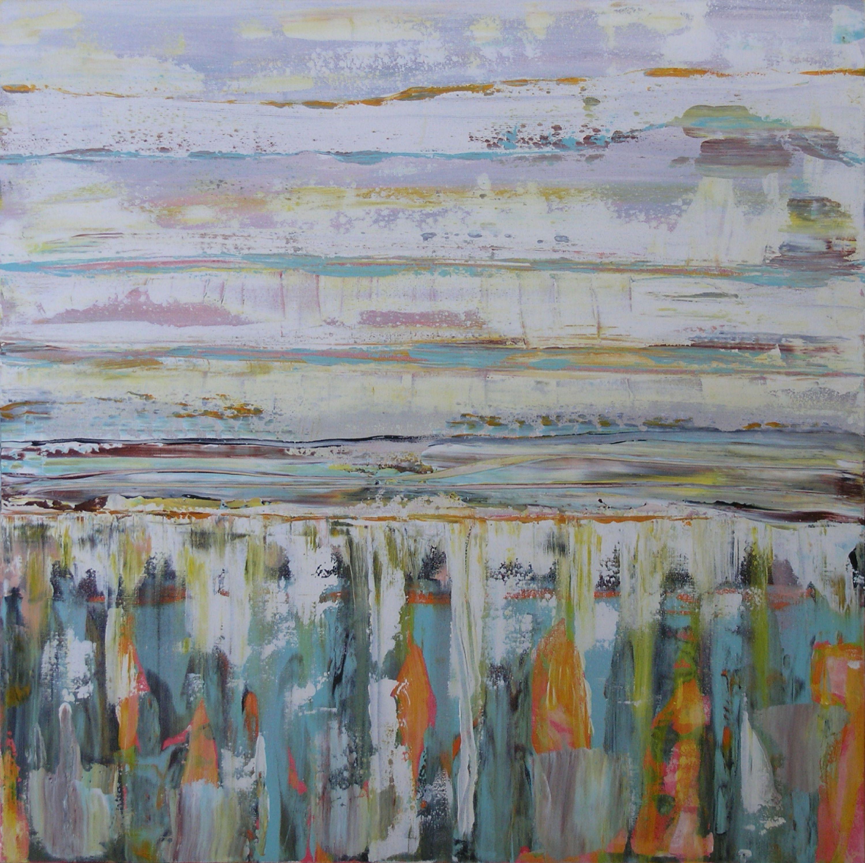 Loretta Kaltenhauser Abstract Painting - Dechiphering Nature II, Painting, Acrylic on Canvas