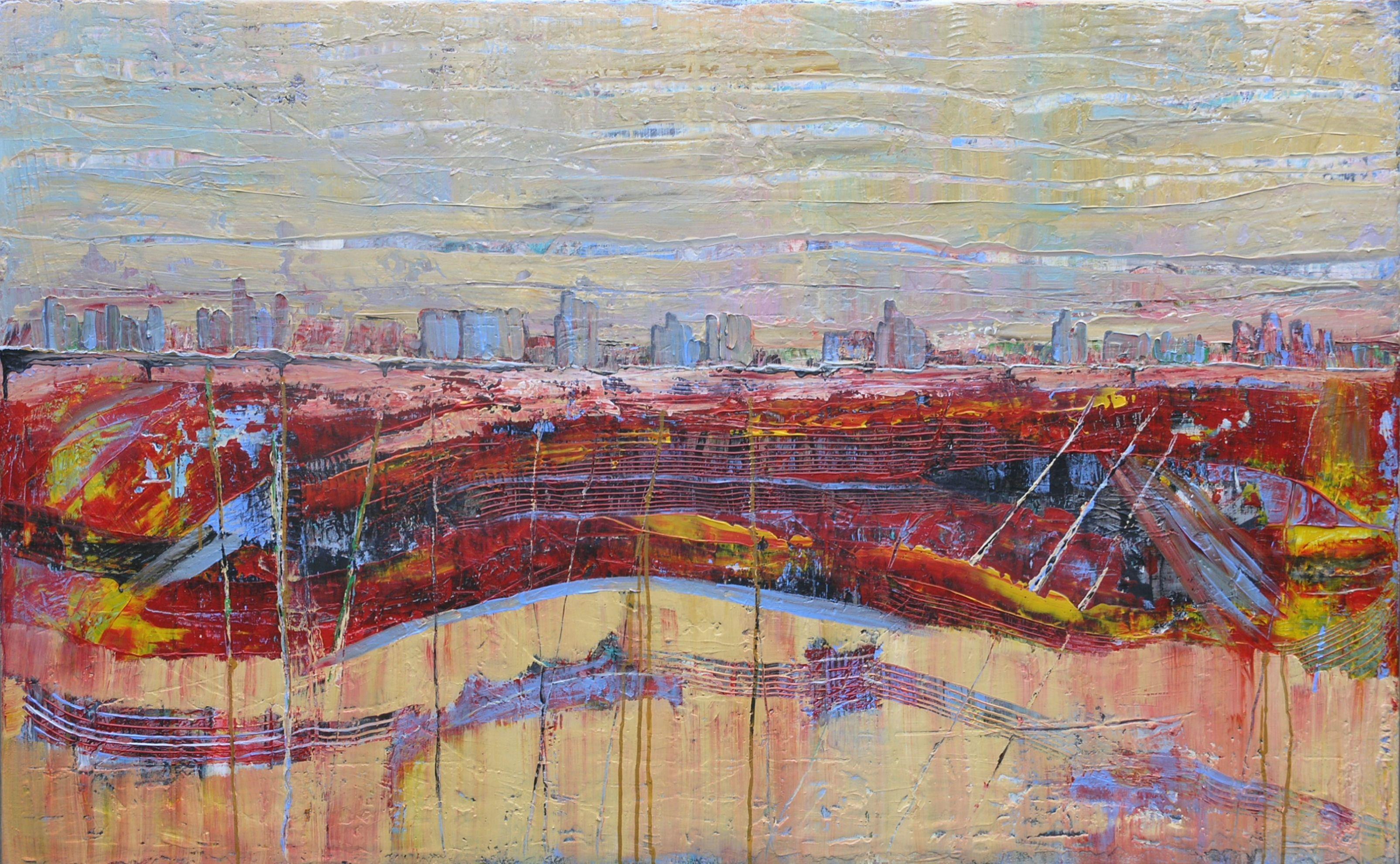 Abstract Painting di Loretta Kaltenhauser - Per sempre e un giorno, Pittura, Acrilico su tela
