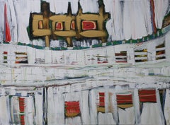 Temple, Painting, Acrylic on Canvas