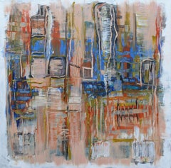 «Them Blues», pintura, acrílico sobre lienzo