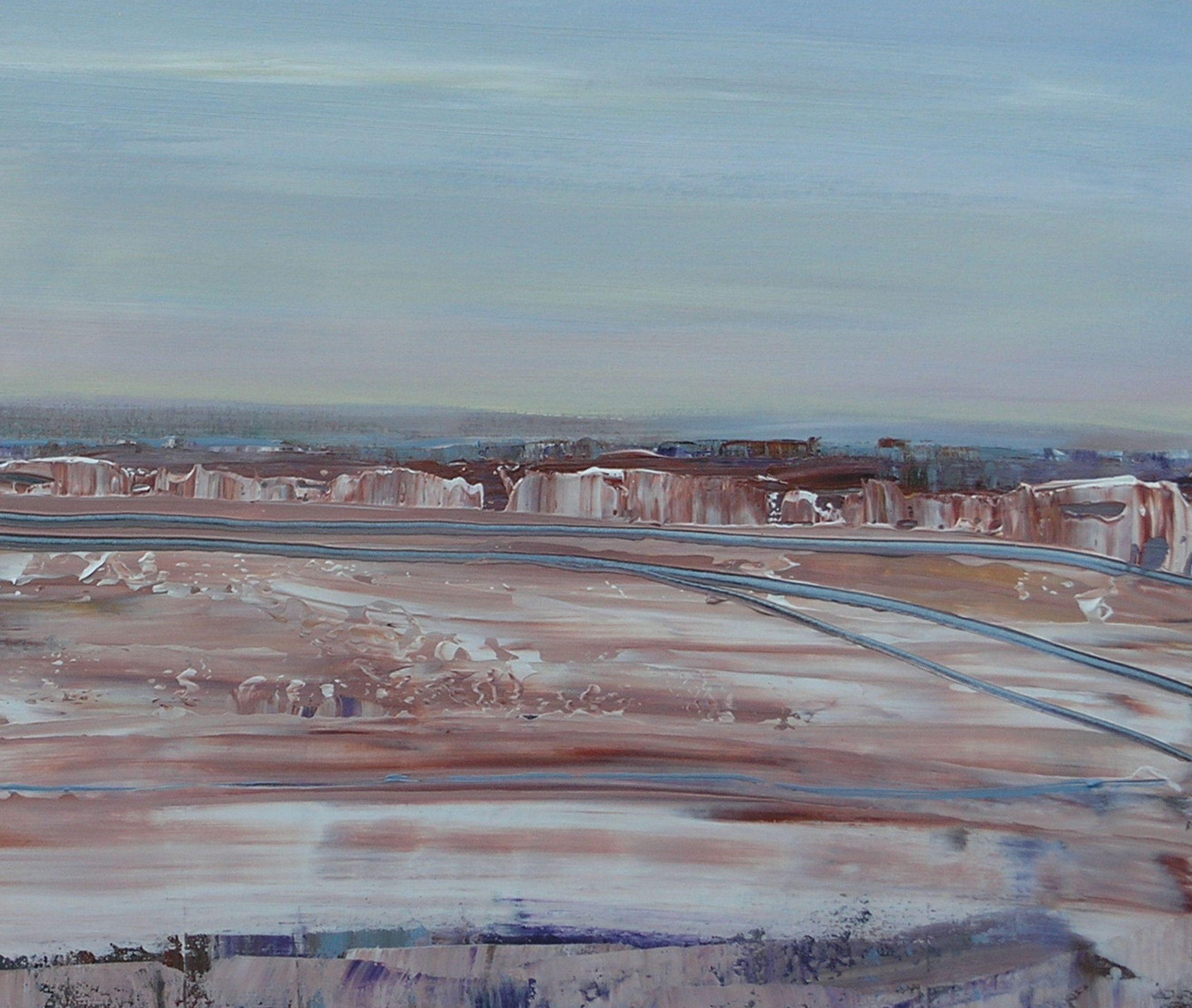 Il mondo nei miei occhi, Pittura, Acrilico su tela - Painting di Loretta Kaltenhauser