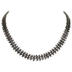 Lori Bonn Sterling Silver Collar Necklace