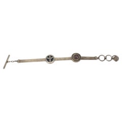 Lori Bonn Pulsera de plata de ley Paz # 19577