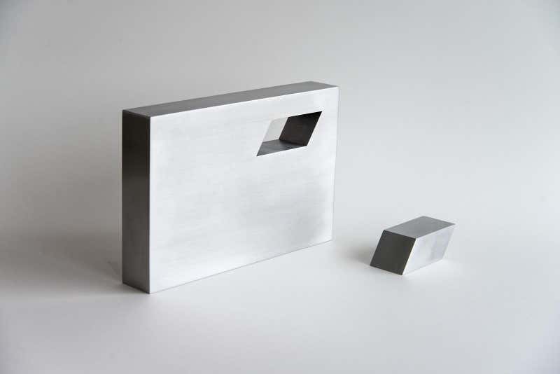 Philippe Pallafray - Equilibre Rouille 3/10 - geometric abstract ...
