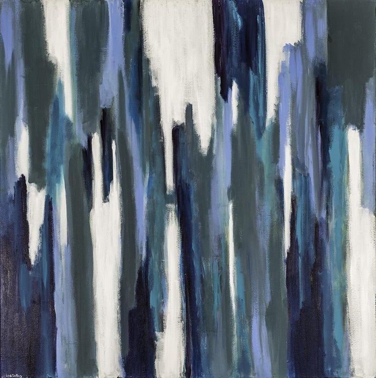 Lori Dubois Sapphire Ice By Lori Dubois Contemporary Abstract