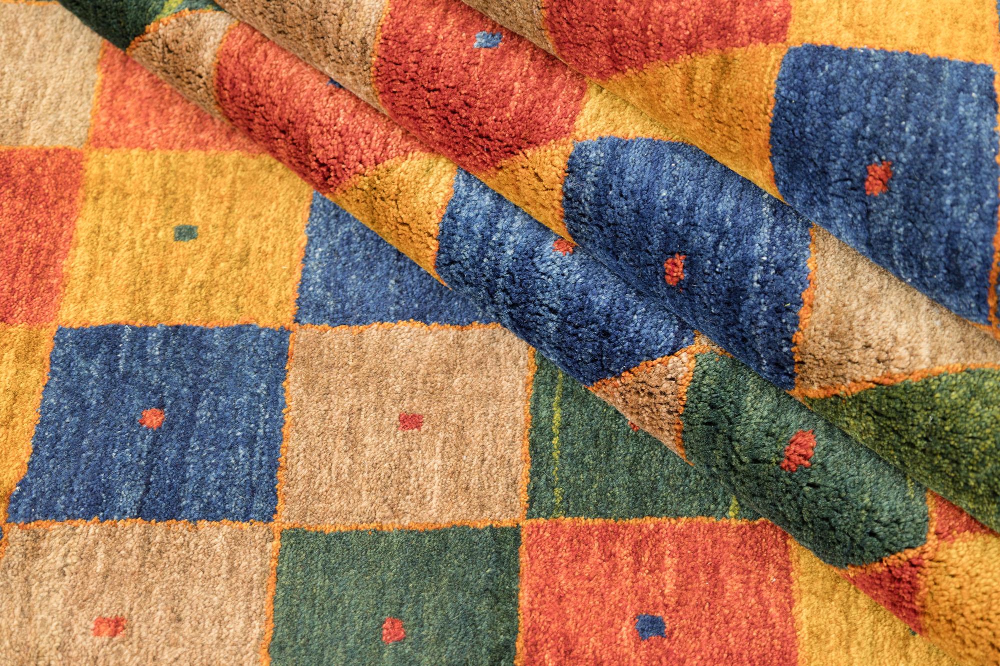Lana Lori Gabbeh (rosso, giallo, verde, blu, beige, azzurro, 11'4
