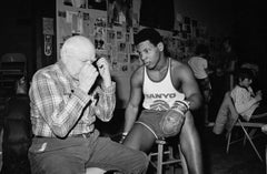 Untitled (D’Amato and Tyson) [Cus D’Amato demonstrates his peek-a-book style]