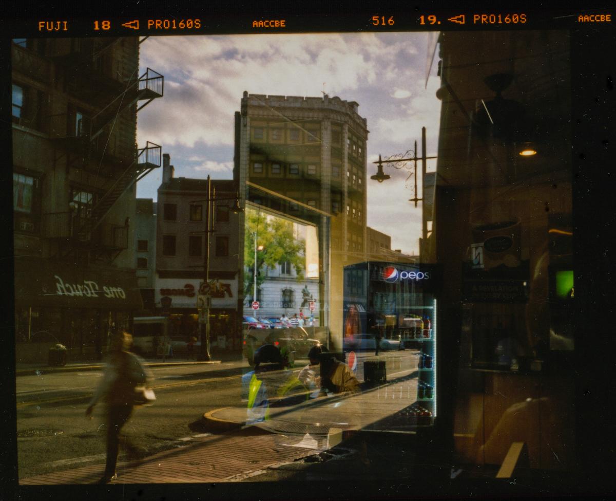 View From My Grandfather’s Shop - Photograph by Lori Grinker