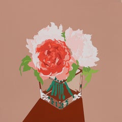 04 Flower Painting, 2023, acrylic and tinted MSA varnish on panel, pop art