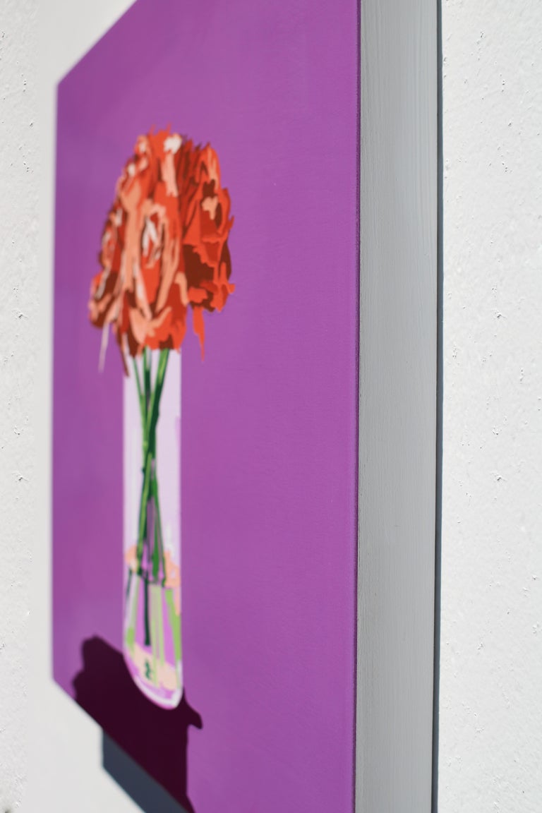 Lori Larusso 08 Flower Painting, 2023, Acrylic and tinted MSA varnish