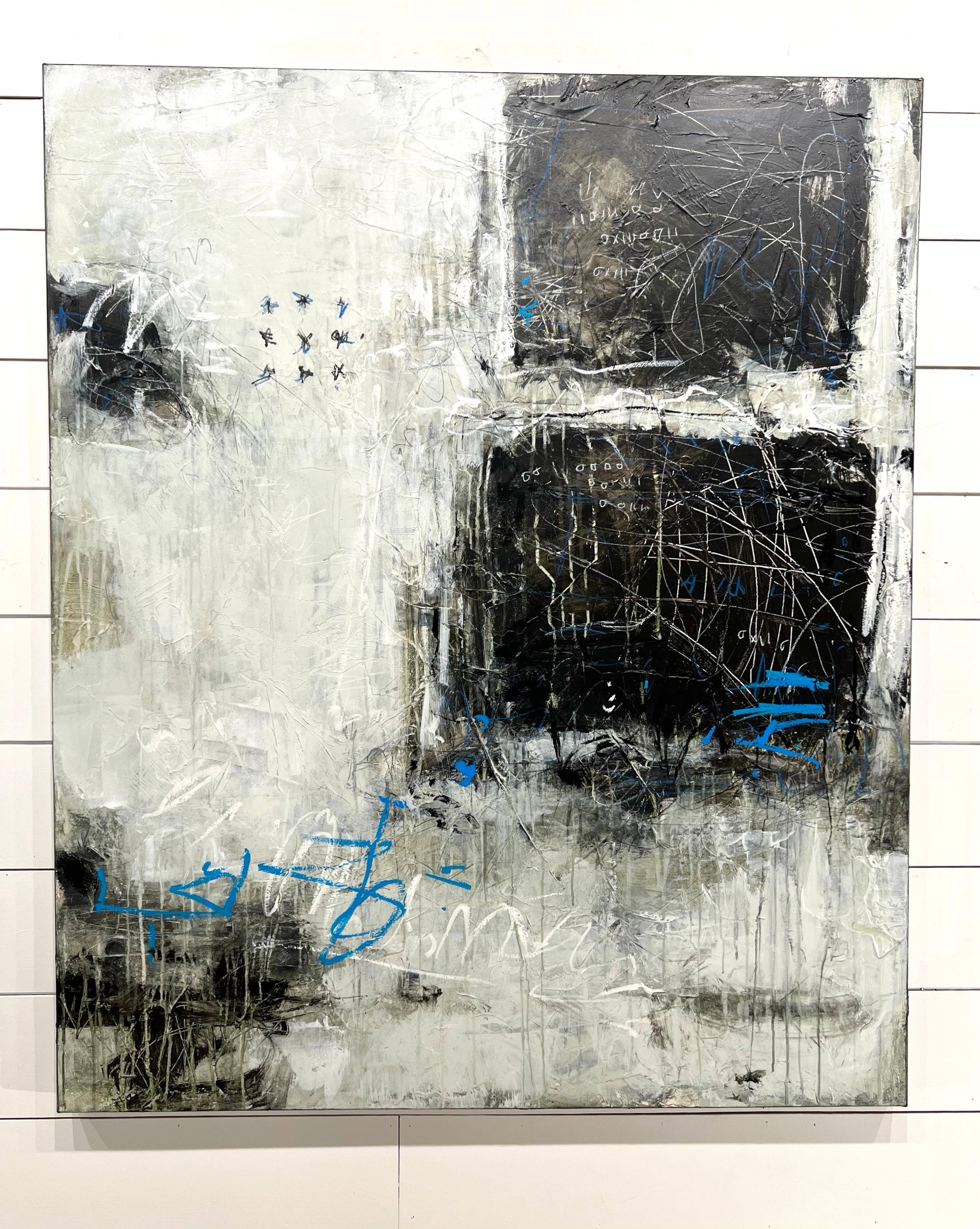 Ovunque per me - astrazione espressionismo pittura surreale moderno arte moderna - Painting di Lori Mirabelli 