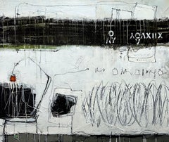 Hideaway-original abstract modern  contemporary original painting-artwork-art