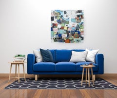 Lucid Accumulation - original abstract expressionism painting - contemporary art