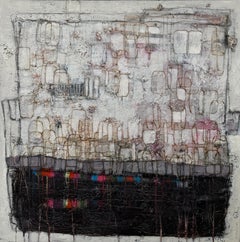 Medianoche - obra original - arte abstracto - pintura contemporánea