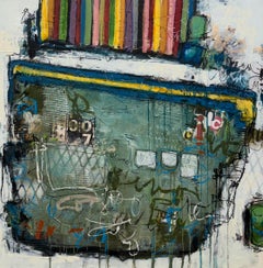 Platform 07 - original artwork - abstract art - contemporary painting