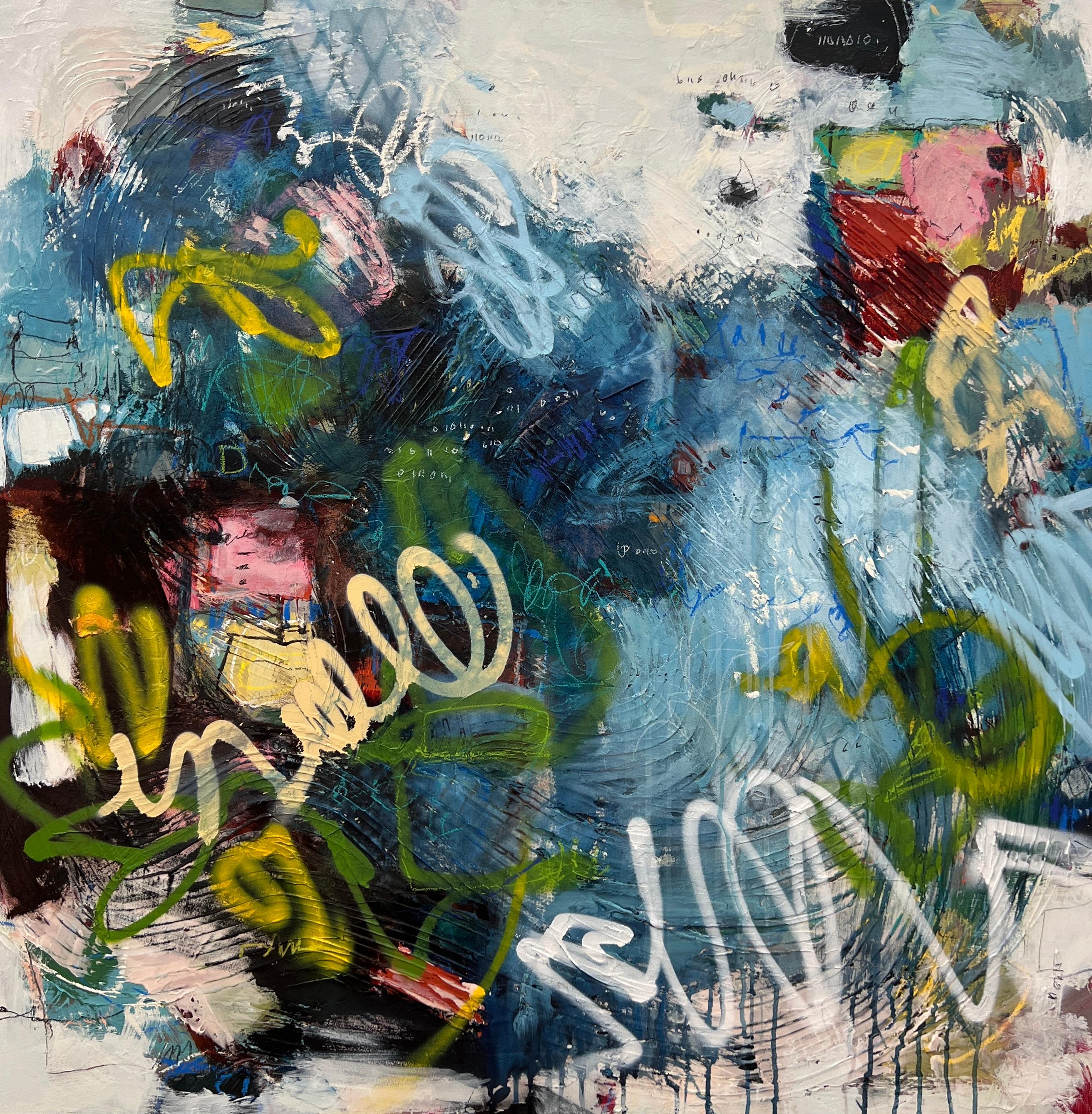 Resonance in Motion- original abstract expressionism painting - contemporary art