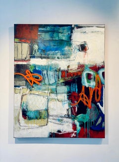 Unfolded Layers 1 - quadro originale di espressionismo astratto - arte contemporanea