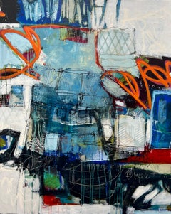 Capas Desplegadas 2 - pintura original expresionismo abstracto - arte contemporáneo
