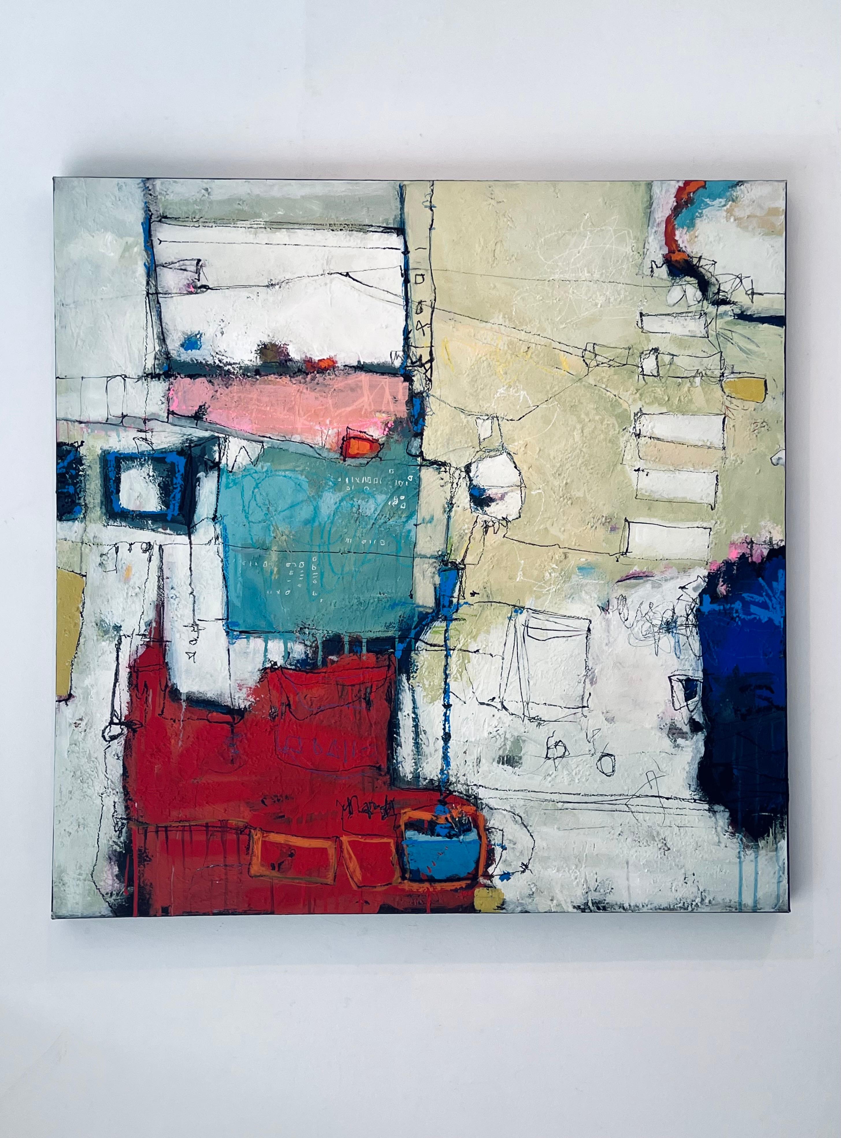 Whispers in the Wilderness – originales abstraktes, ausdrucksstarkes Gemälde – moderne Kunst – Painting von Lori Mirabelli 